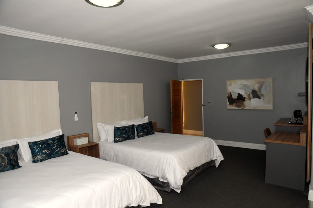 Superior Family Room (Room 4) at Al-Beit Lodge, Summerstrand, Gqeberha at night